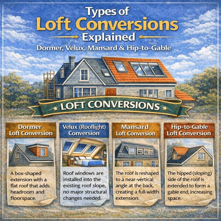 Types Of Loft Conversions: Full guide For UK Homeowners