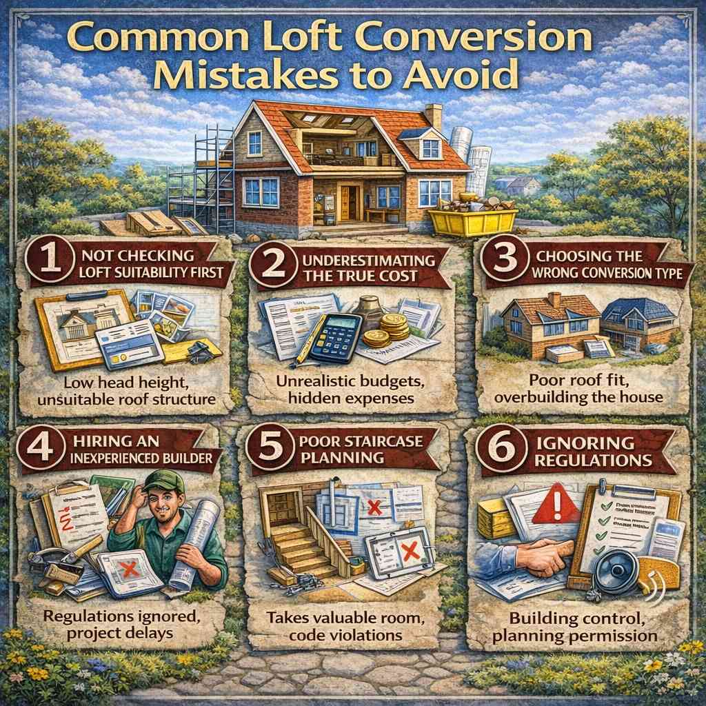 loft conversion mistakes